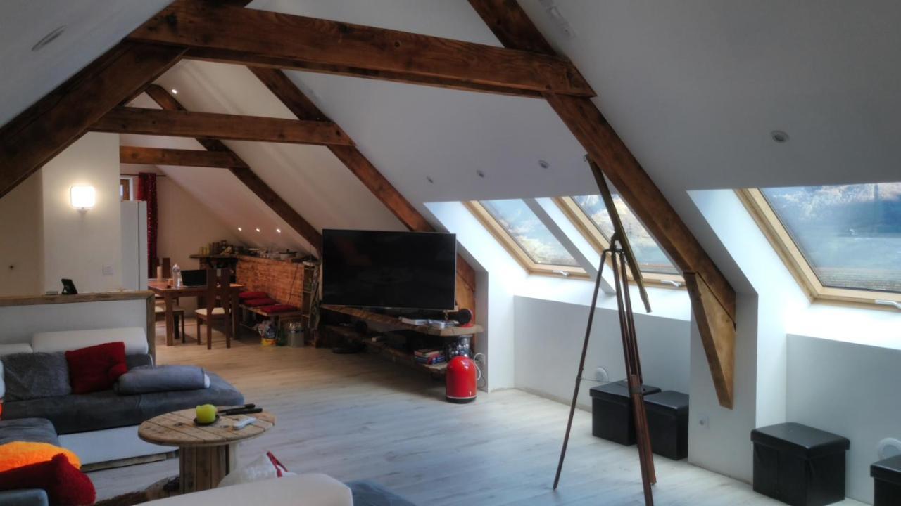 Superbe Grange Renovee Villa Grust Exteriör bild